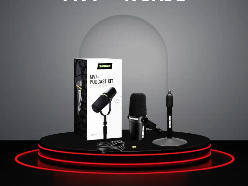 Micrófono USB Shure MV7+-K Shure Micrófono USB MV7+-K