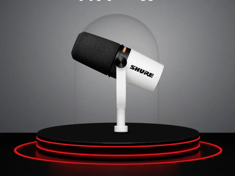 Micrófono USB Shure MV7+-W