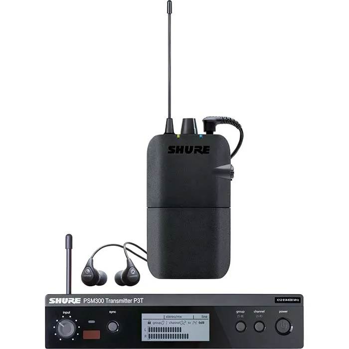 Monitoreo Inalámbrico Shure PSM300 P3TR112GR 2 Monitoreo Inalámbrico Shure PSM300 P3TR112GR