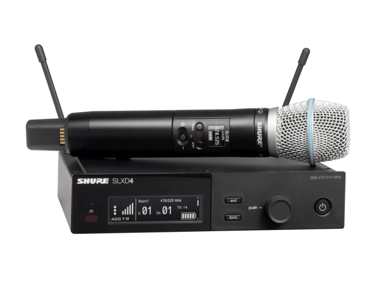 Sistema Inalámbrico Shure SLXD24-B87A Sistema Inalámbrico Shure SLXD24/B87A