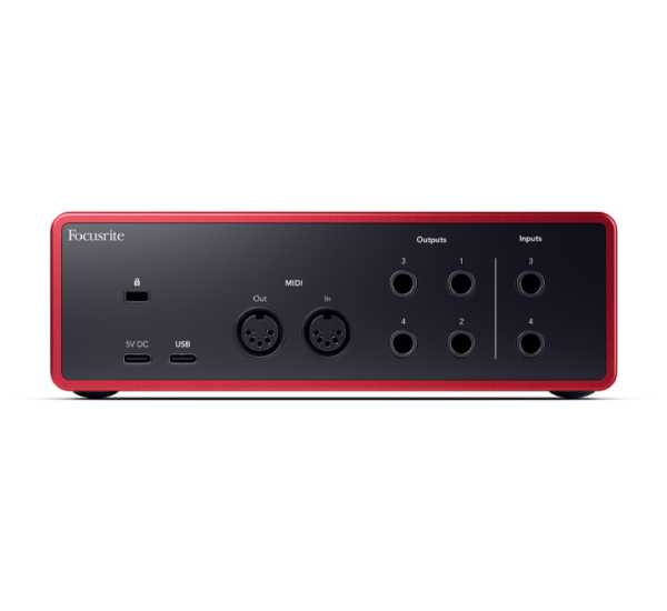 Interfaz de audio Focusrite Scarlett 4i4 (4th Gen)