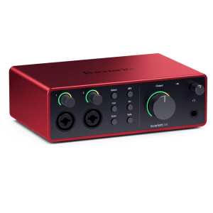 Interfaz de audio Focusrite Scarlett 4i4 (4th Gen)