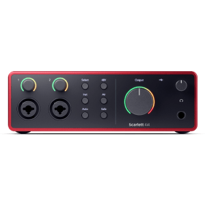 Interfaz de audio Focusrite Scarlett 4i4 (4th Gen)