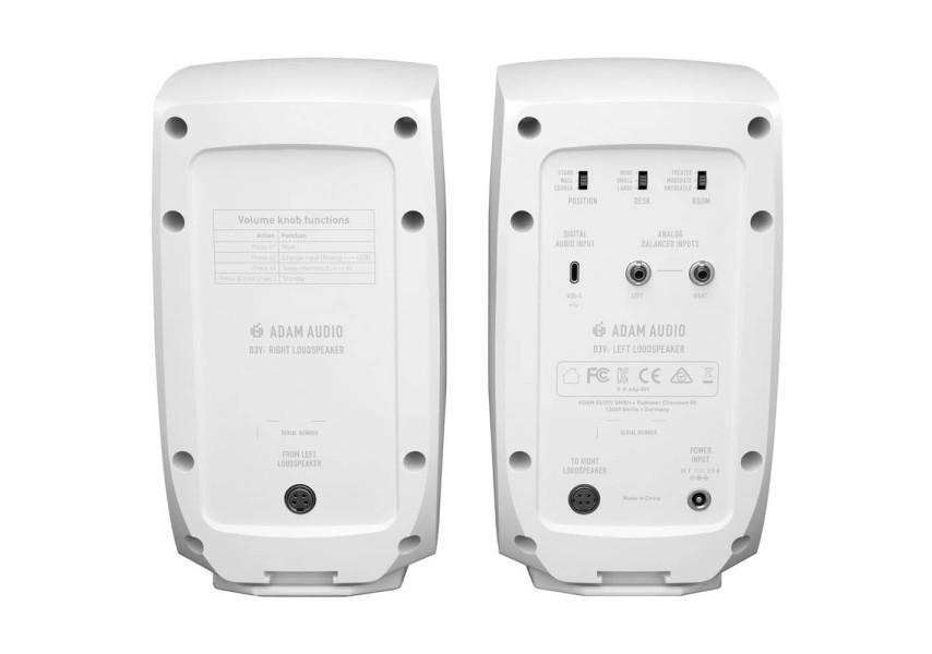 Monitores activos Adam Audio D3V blancos 2 Monitores activos Adam Audio D3V blancos