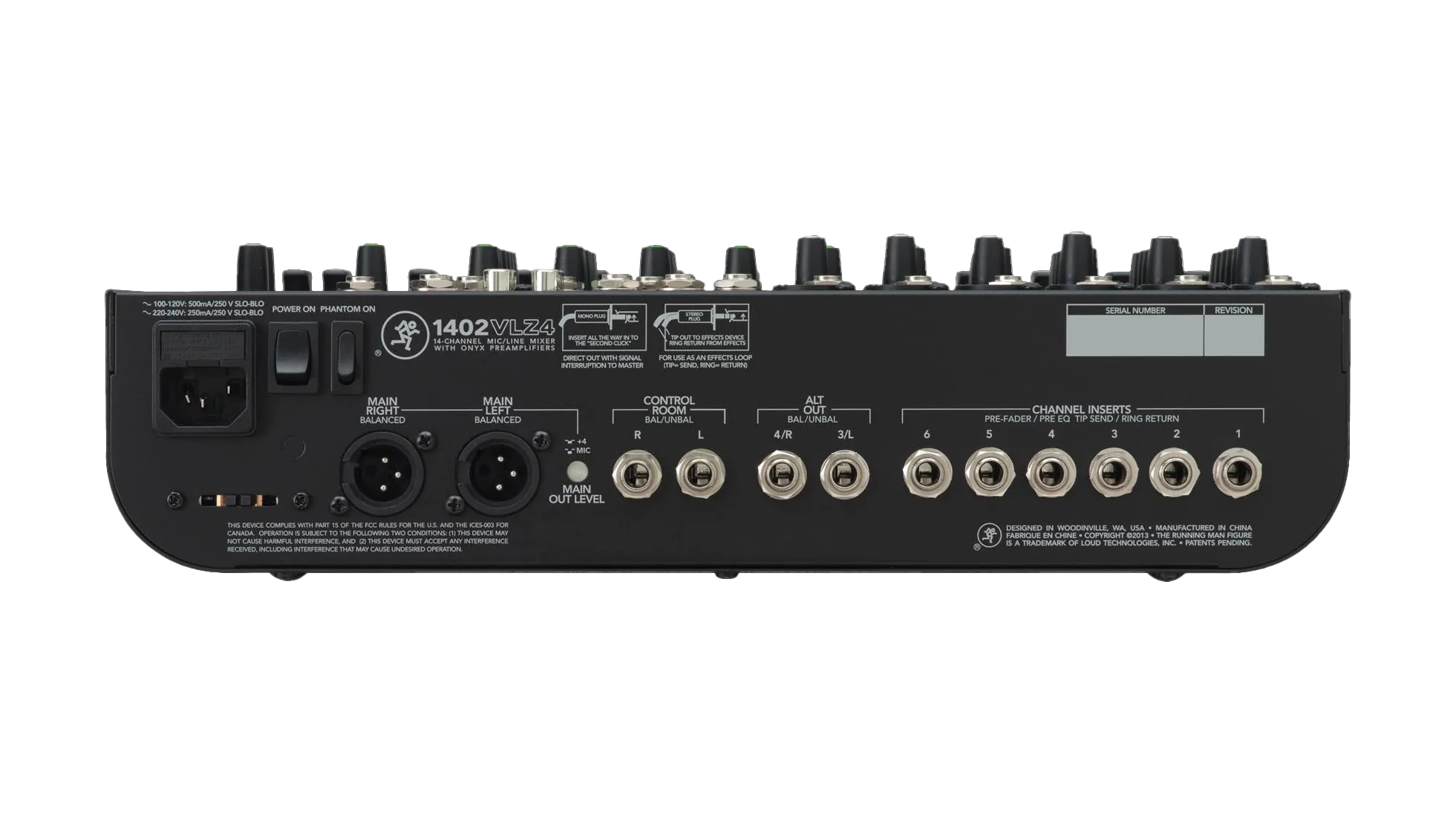Mackie 1402VLZ4 consola analógica de 14 canales con preamplificadores Onyx