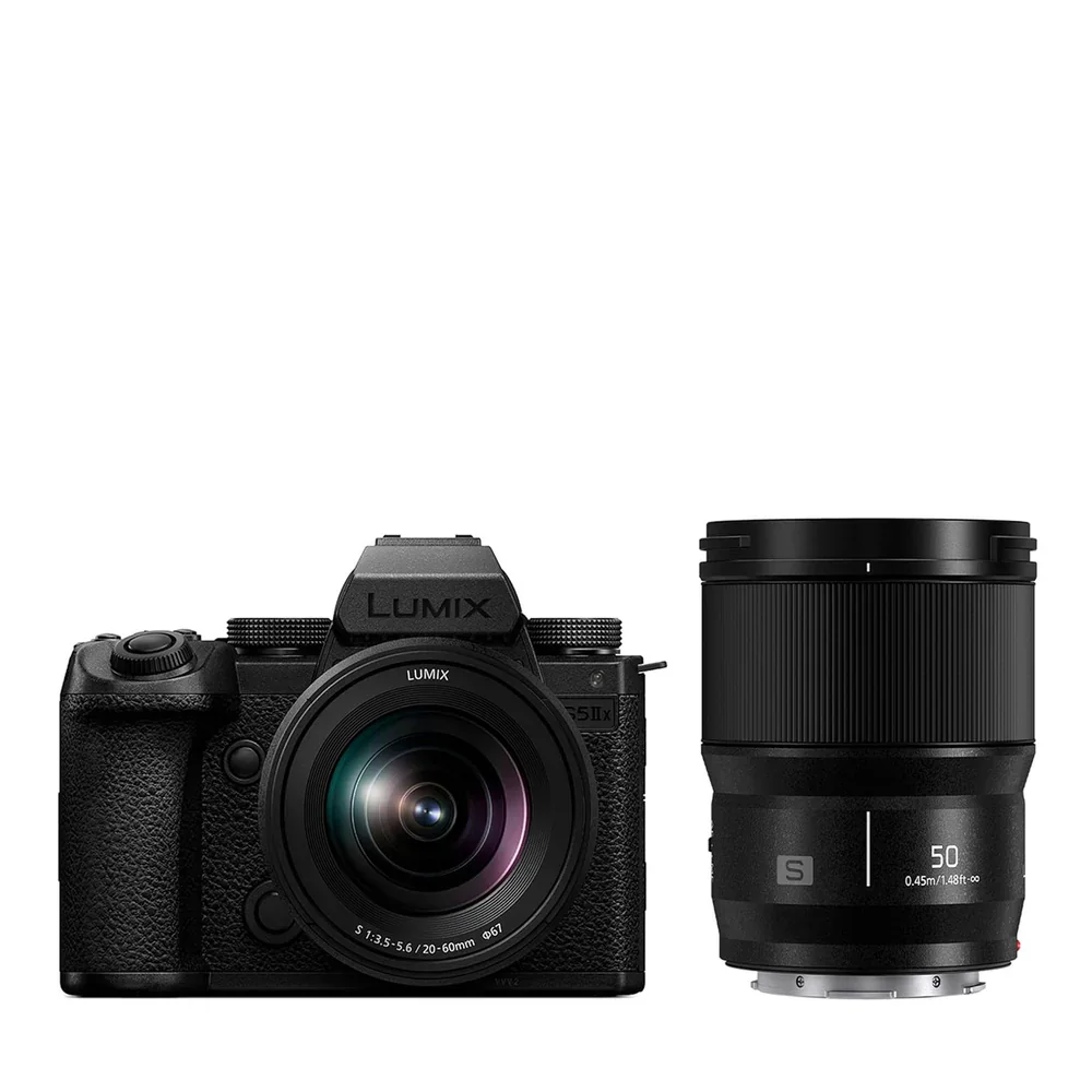Panasonic LUMIX S5 IIX Mirrorless Camera Kit 20-60mm y 50mm Full Frame 6K