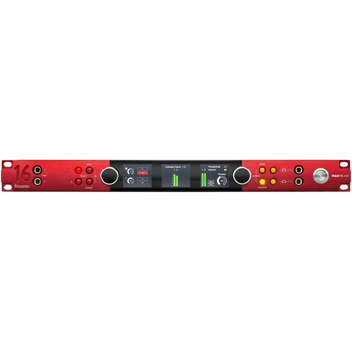 Focusrite Red 16Line interfaz de audio Thunderbolt 3 y Dante con preamplificadores Red Evolution