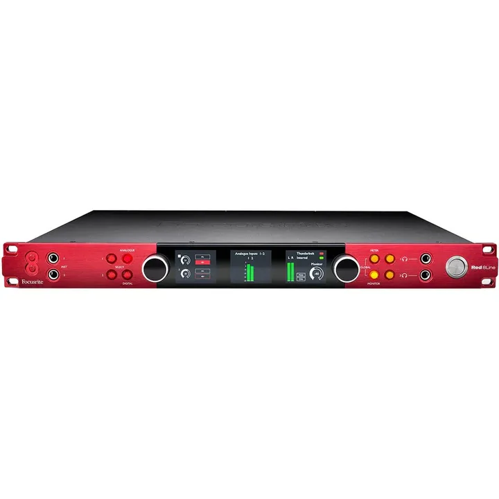 Focusrite Red 8Line interfaz de audio Thunderbolt 3 y Dante con preamplificadores Red Evolution