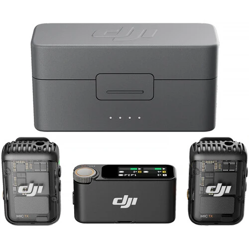 DJI Mic 2 Sistema de Micrófono Inalámbrico para Cámara y Video