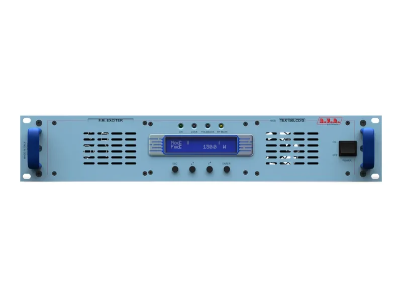 RVR TEX150LCD/S Transmisor FM Estéreo 150W Profesional